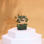 Green Aventurine Gemstone Tree, Orgonite Base