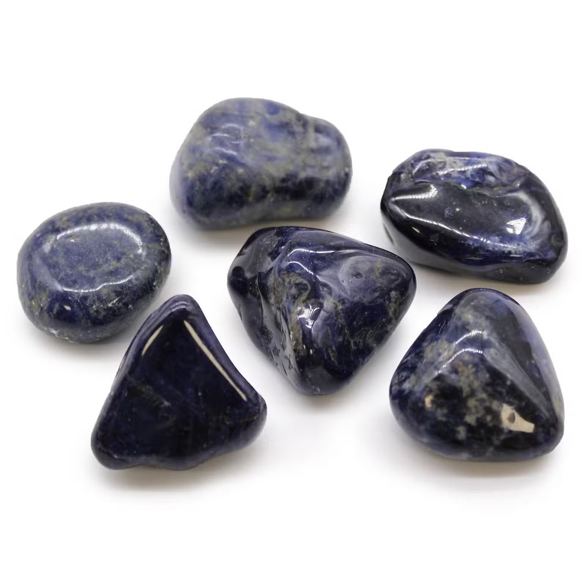 Sodalite Tumbled Stones (Set of 6)